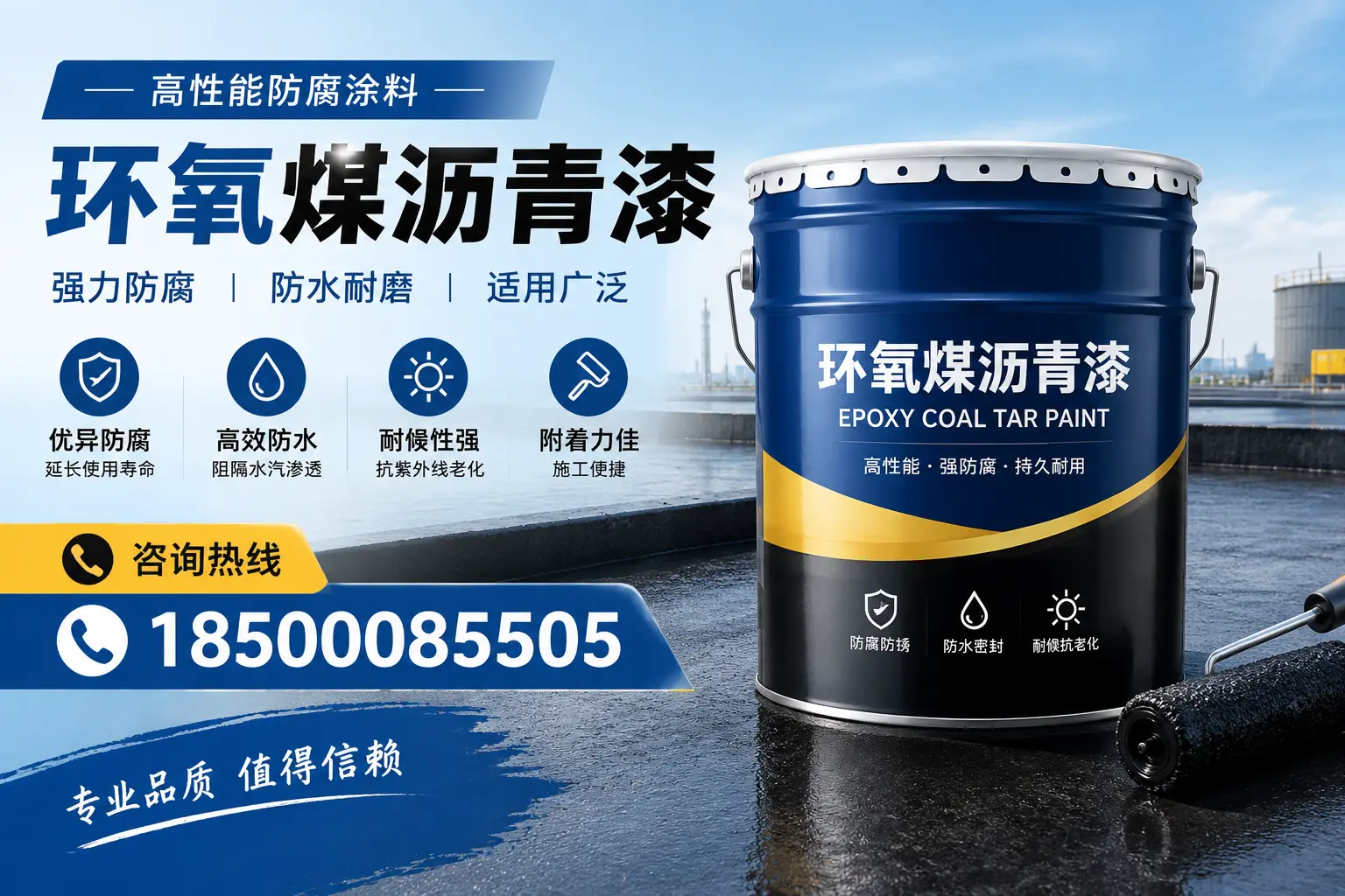 环氧煤沥青漆的主要成分与功能，海口用户深度了解